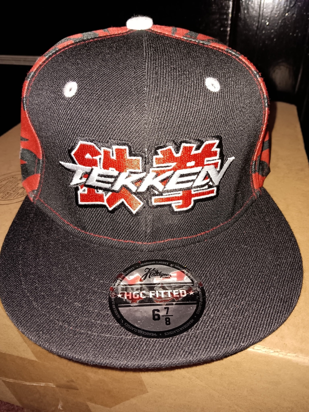 Tekken Logo Black and Red Fitted Hat